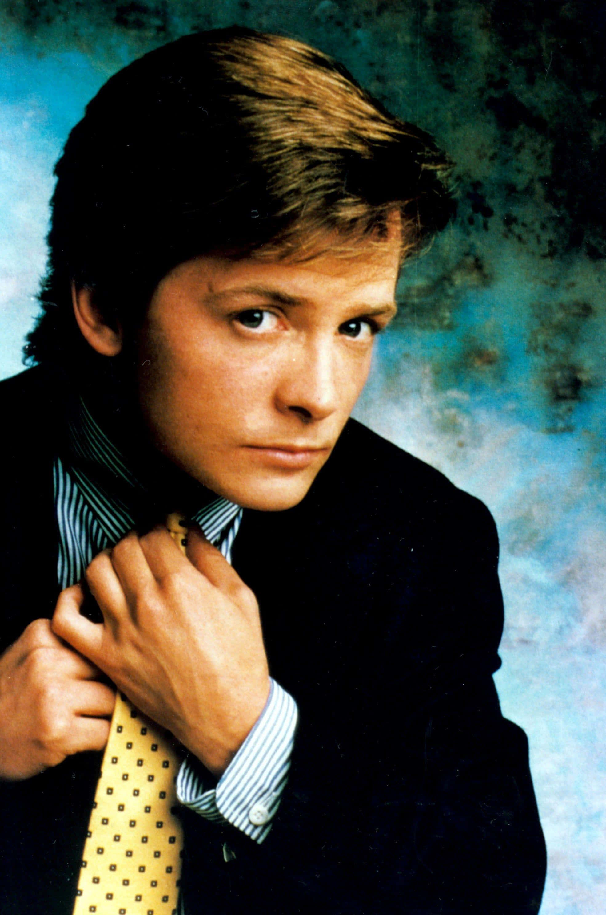 Michael J Fox Smiling Wallpaper