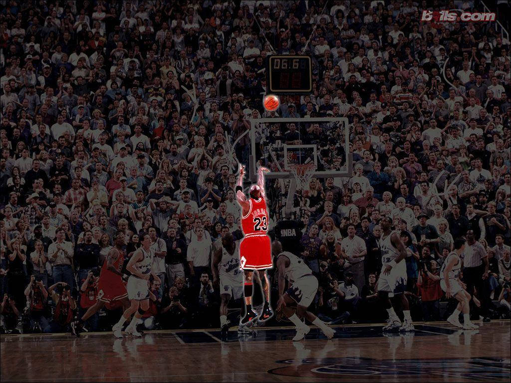 Michael Jordan 3-pointer Wallpaper