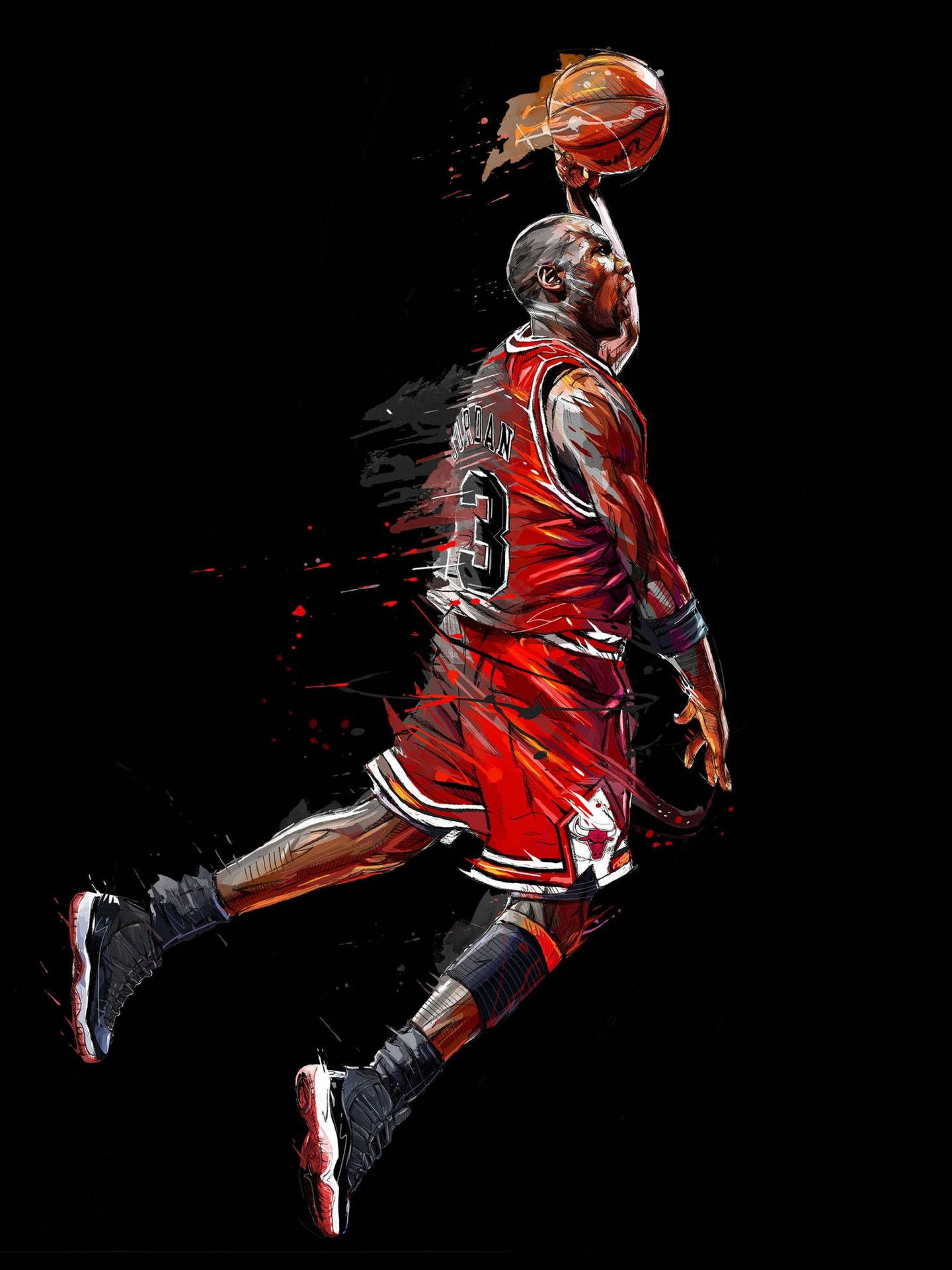Michael Jordan, A Legendary Basketball Icon Wallpaper
