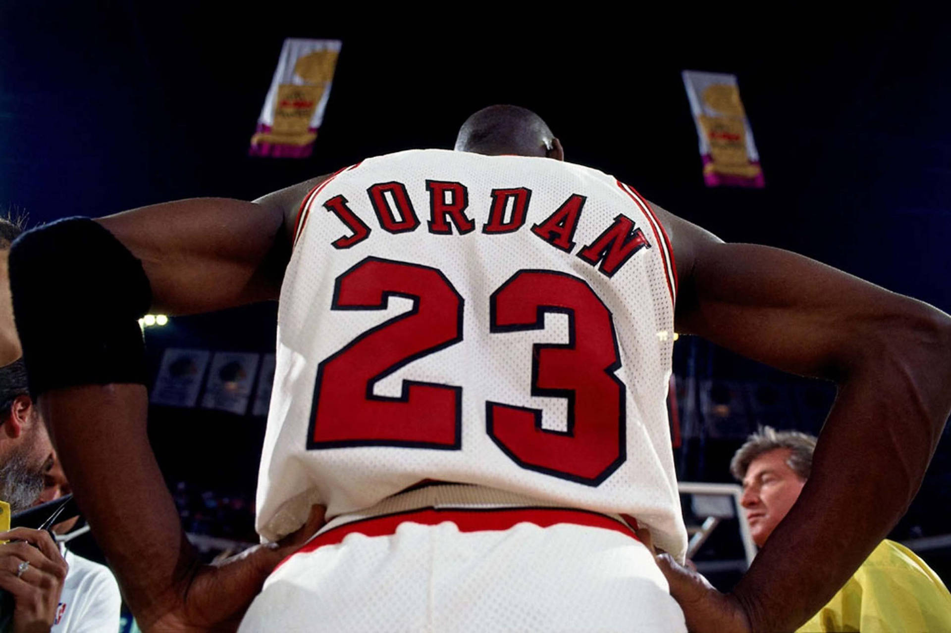 Michael Jordan Back View Wallpaper