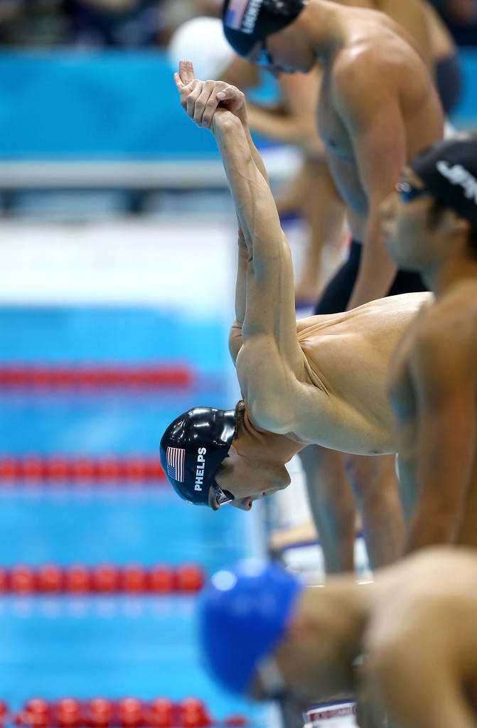 Michael Phelps Competition Portrait Wallpaper