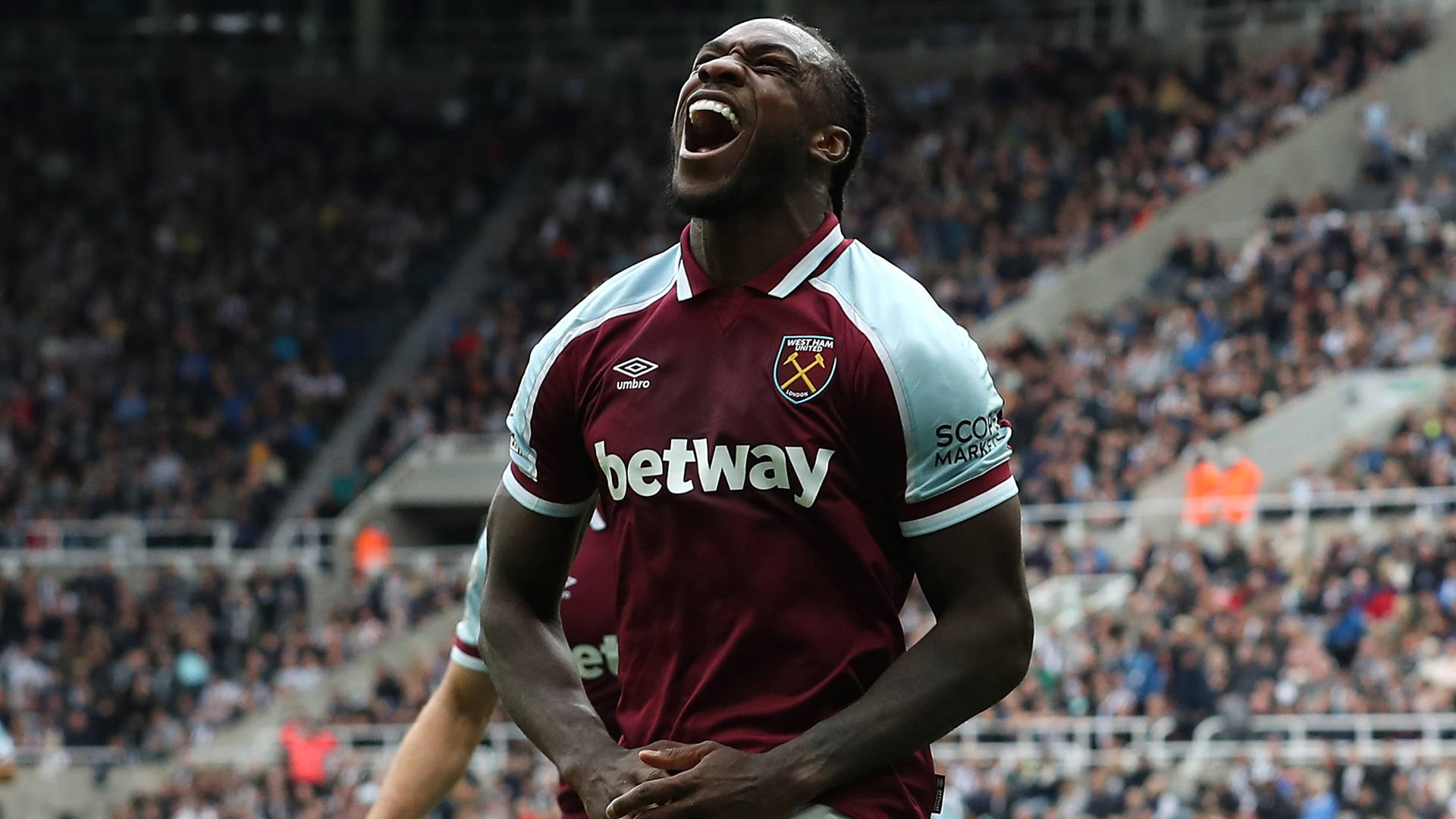 Michail Antonio Enjoying His Moment Wallpaper