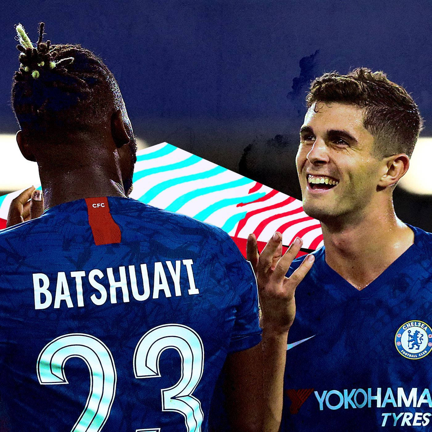 Michy Batshuayi And Christian Pulisic Wallpaper