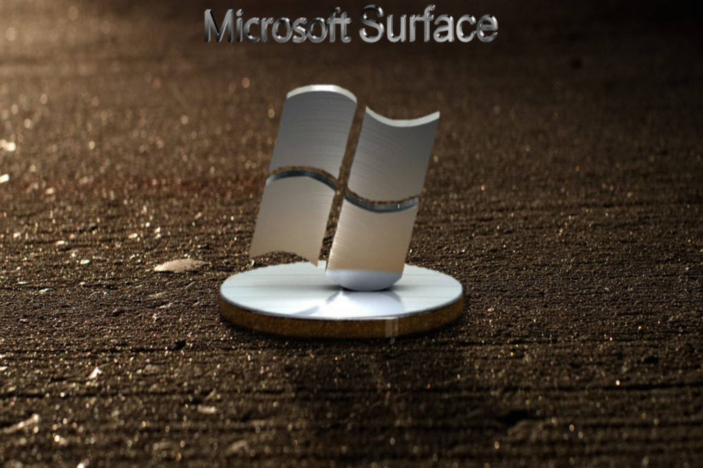 Microsoft Surface 3d Logo Wallpaper