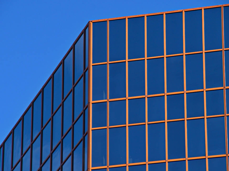 Microsoft Surface Blue Building Wallpaper