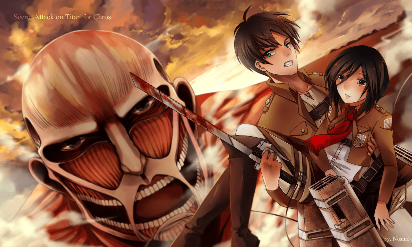 Mikasa And Eren Yeager Wallpaper