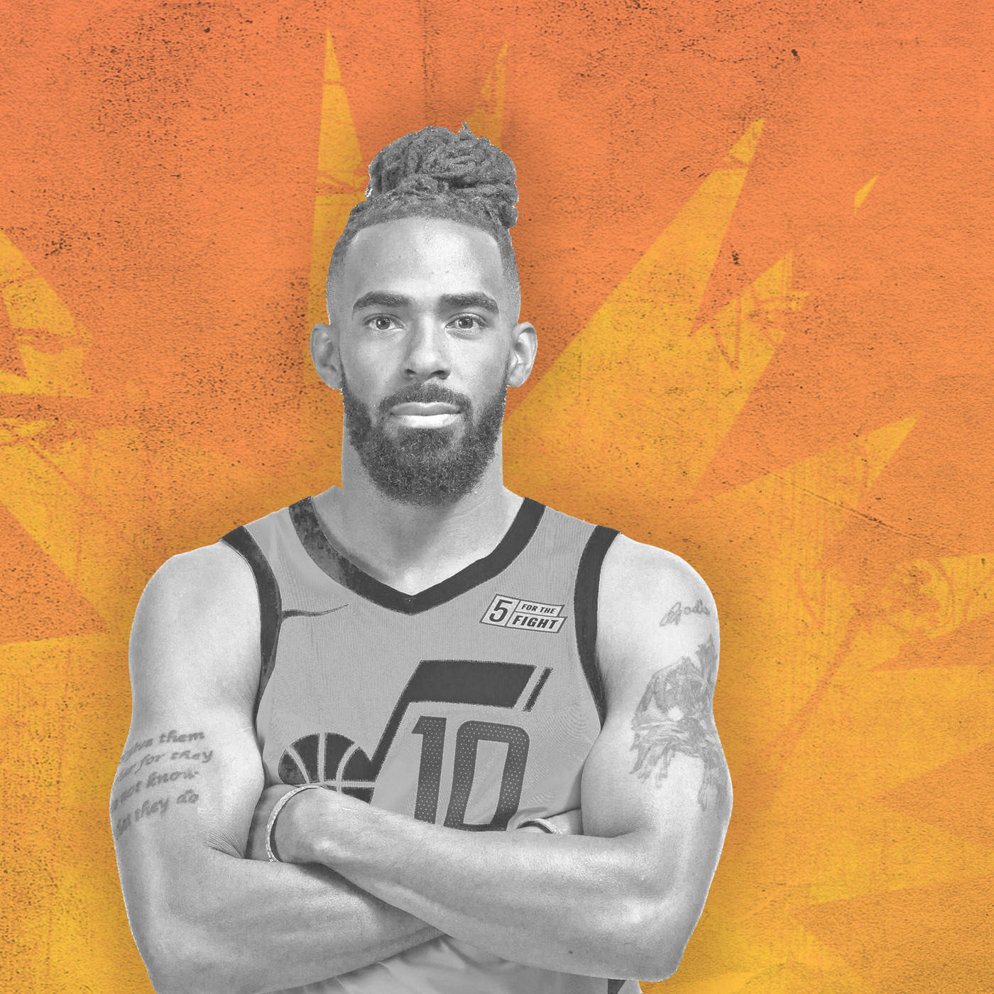 Mike Conley Graphic Portrait Wallpaper