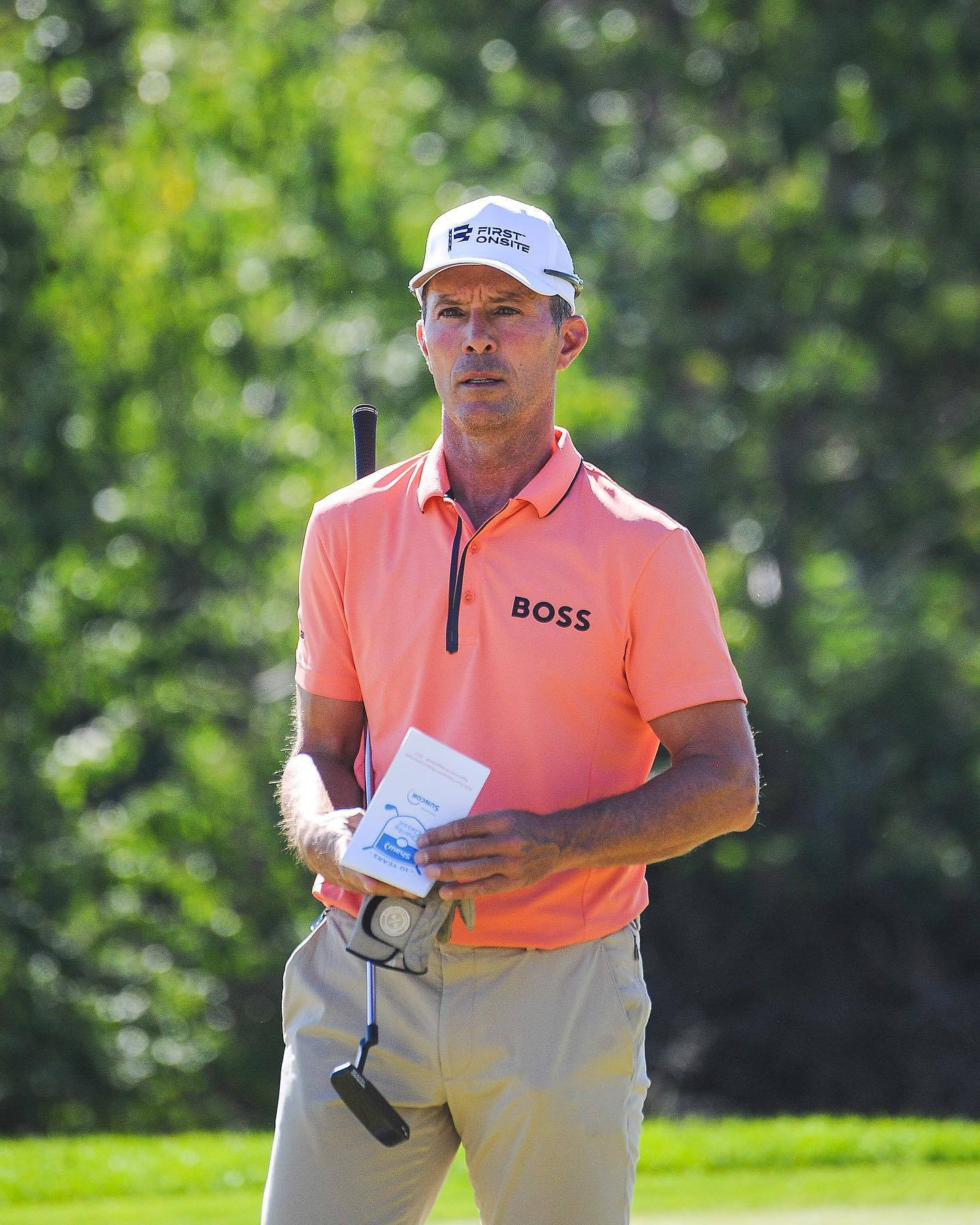 Mike Weir In Orange Shirt Wallpaper