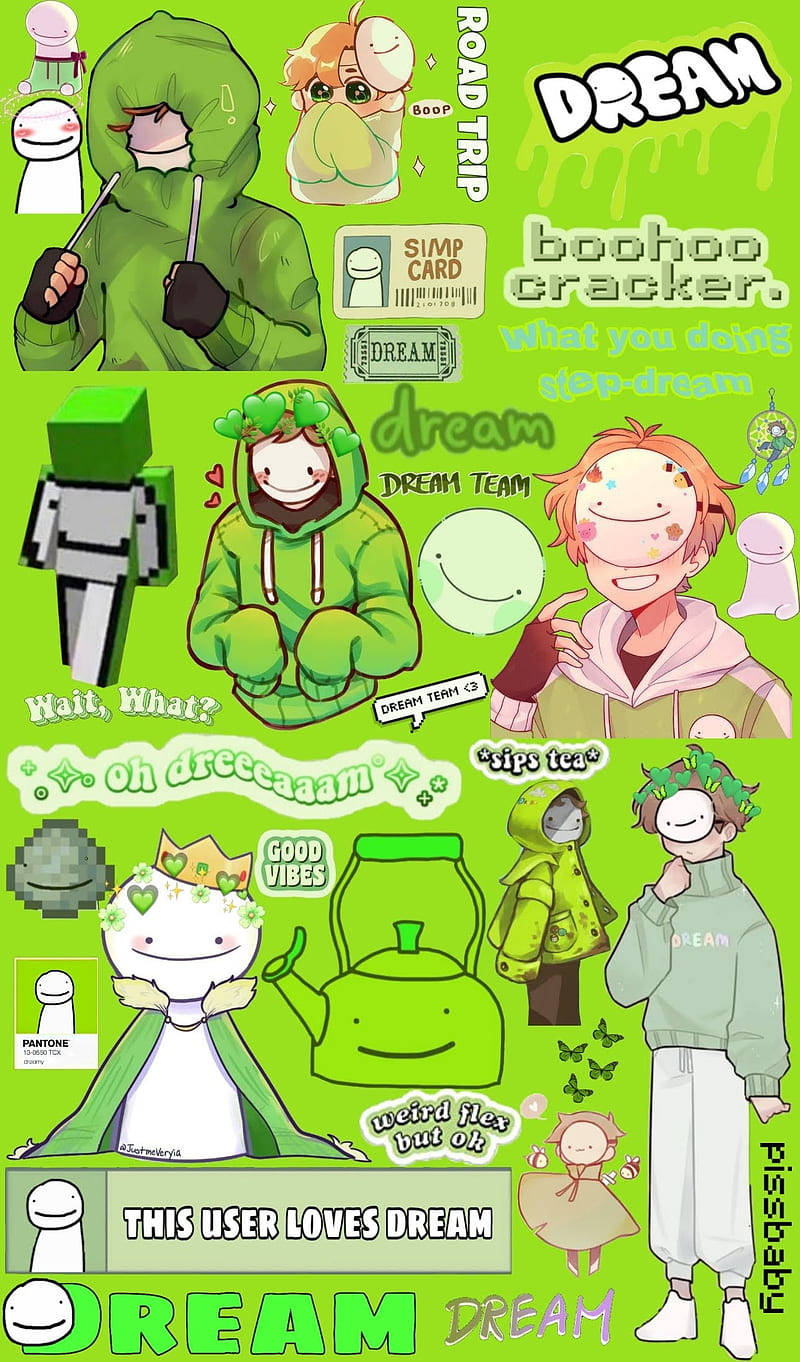 Minecraft Dream Collage Aesthetic Wallpaper