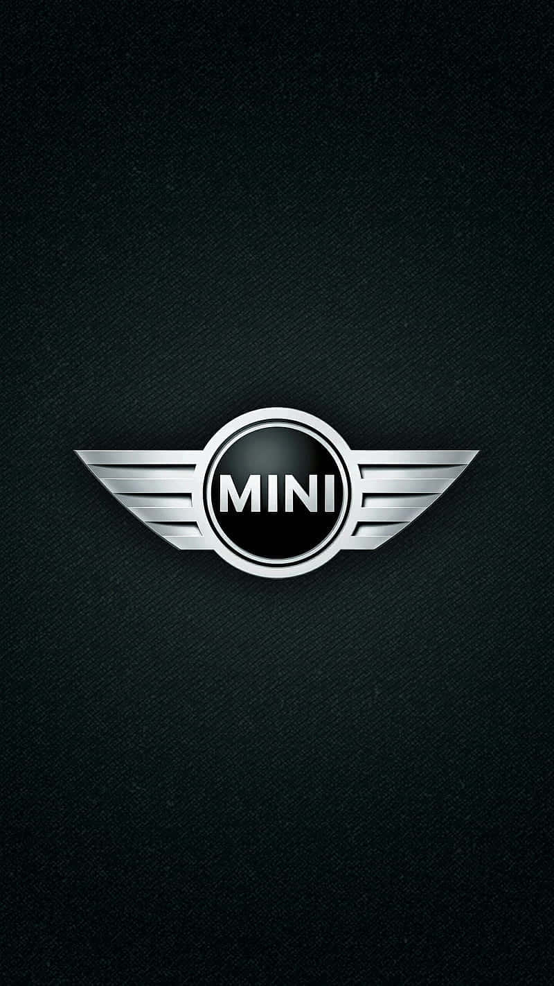 Mini Cooper Logoon Black Background.jpg Wallpaper