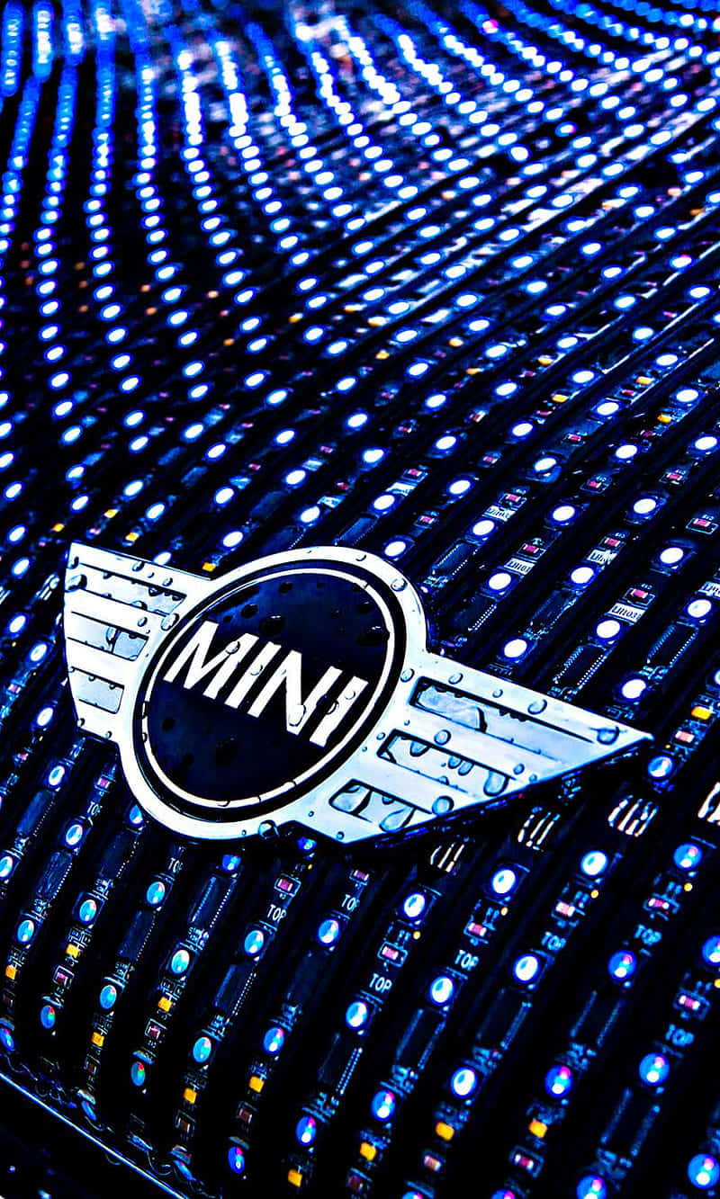 Mini Cooper Logoon Grille Wallpaper