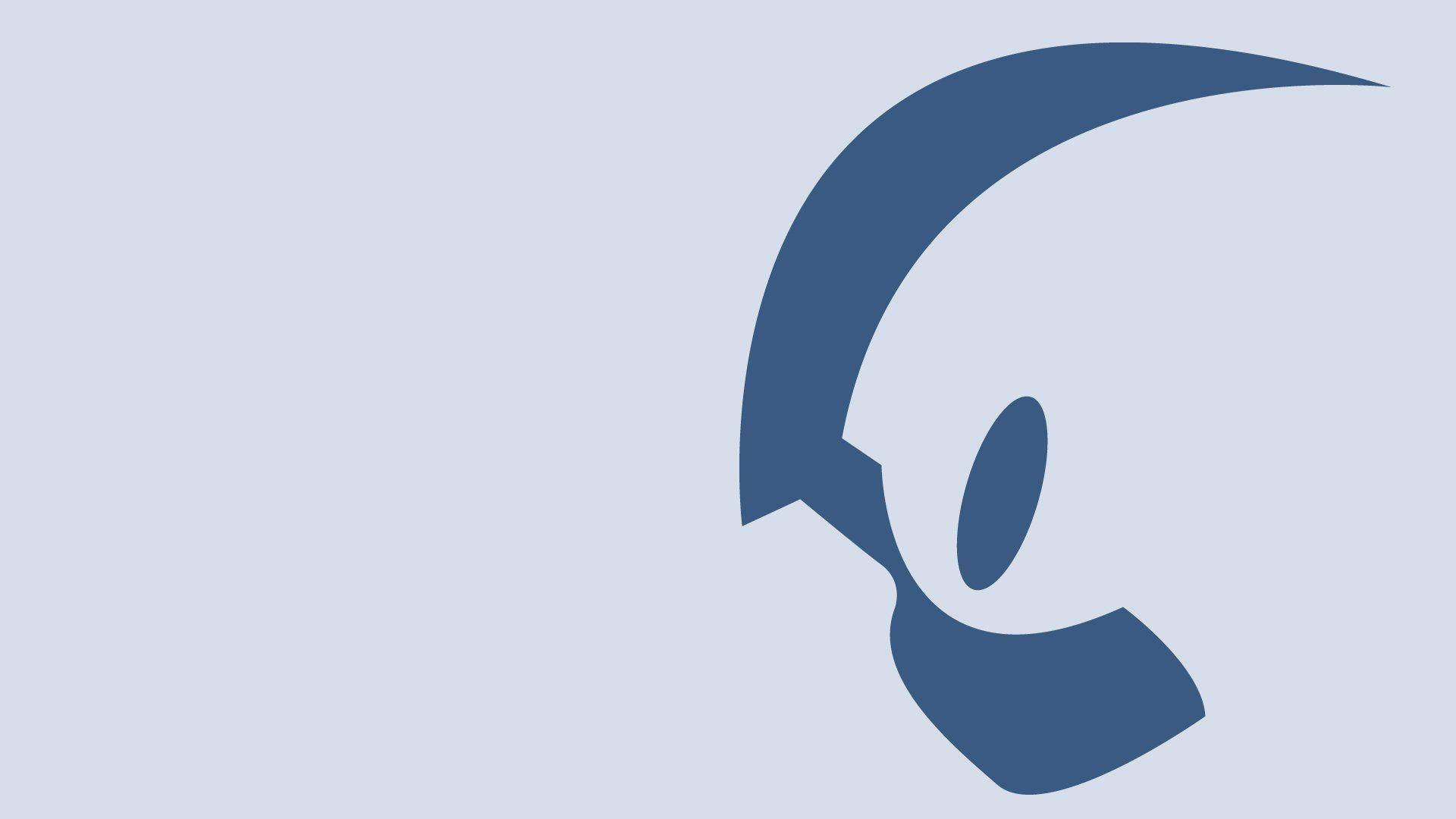 Minimalist Absol Head Wallpaper