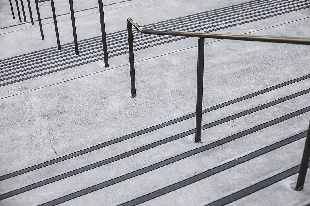 Minimalist Aesthetic Desktop Outdoor Staircase Wallpaper