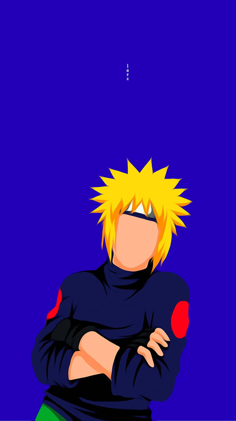 Minimalist Anime Phone Minato Namikaze Wallpaper