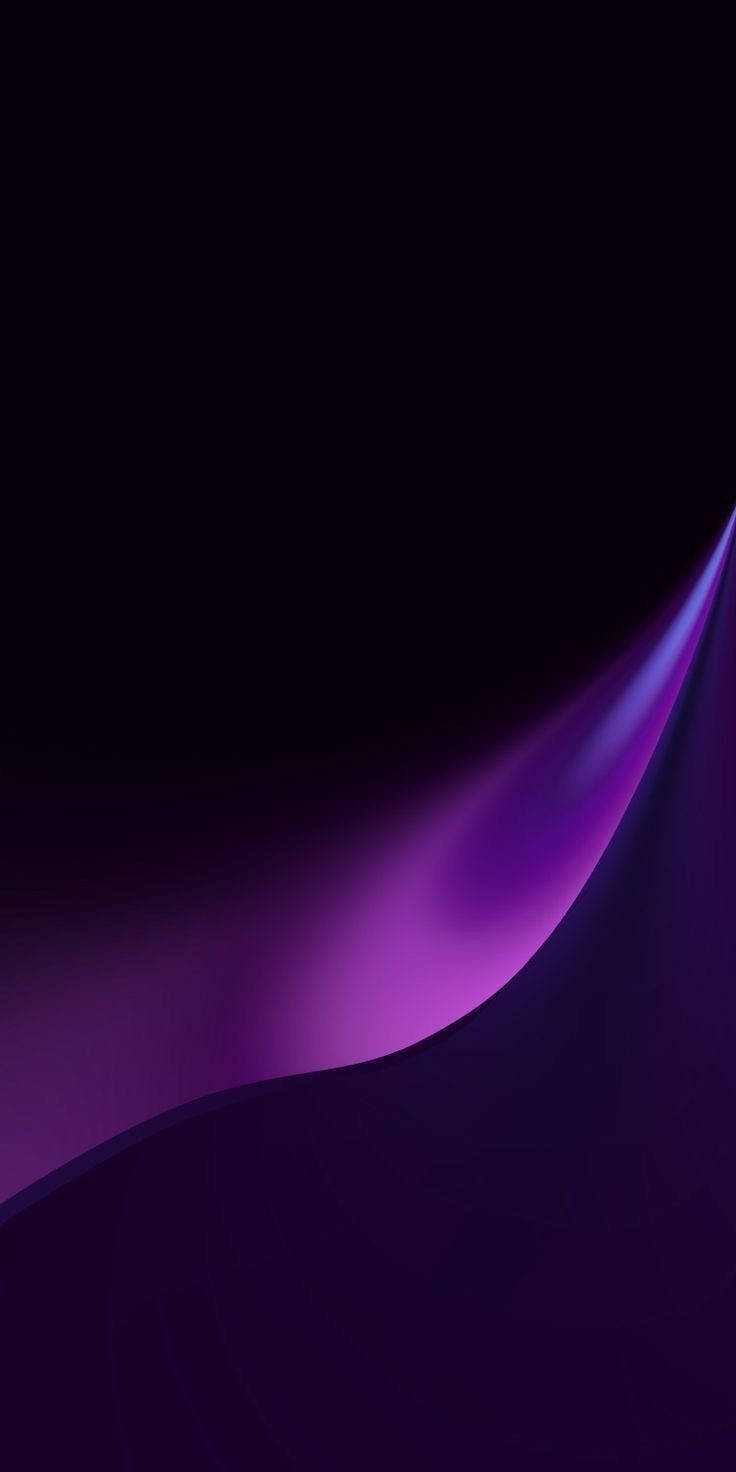 Minimalist Black And Purple Aesthetic Abstract Wallpaper