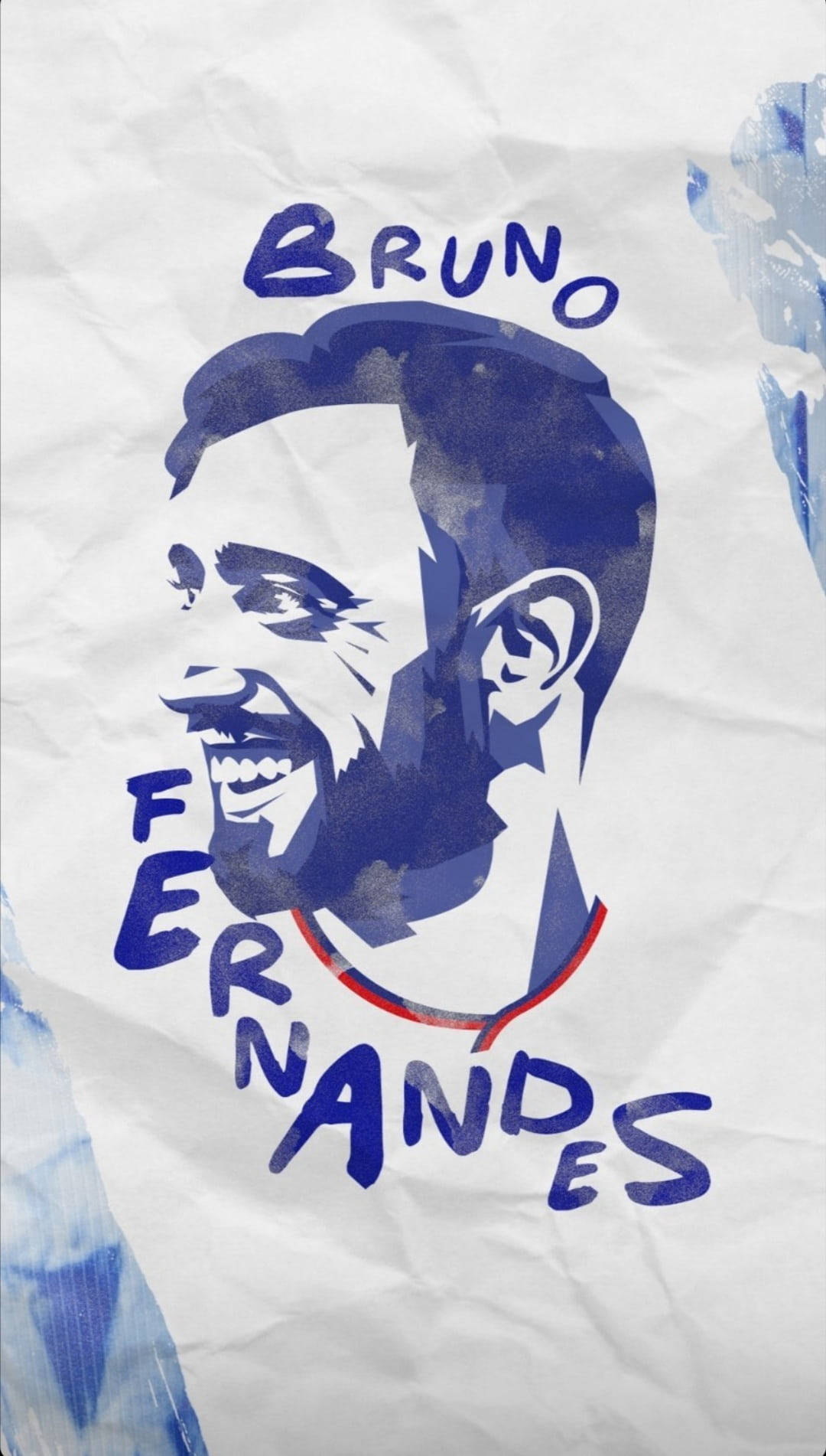 Minimalist Icon Bruno Fernandes Wallpaper