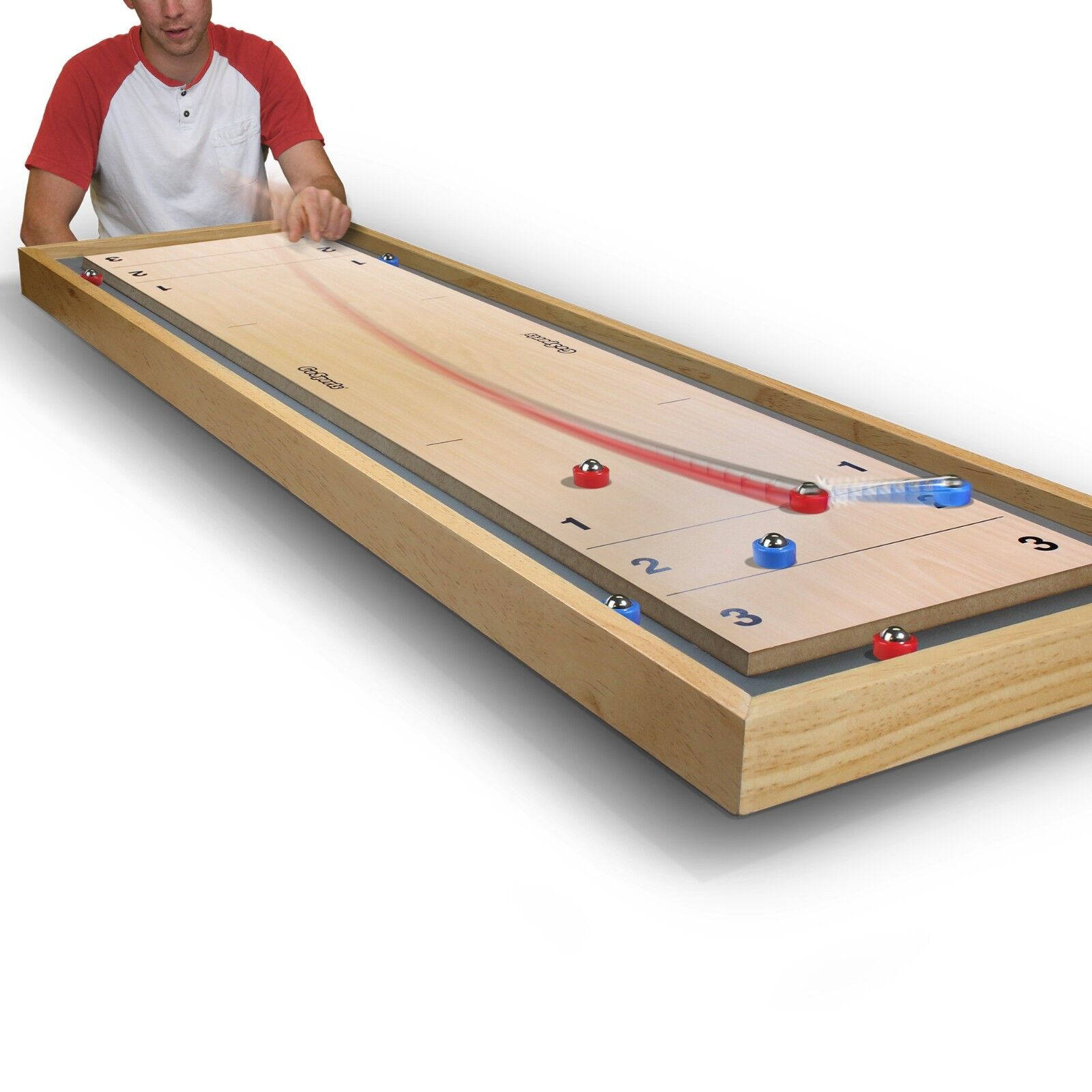 Minimalist Illustration Gosports Shuffleboard Game Wallpaper