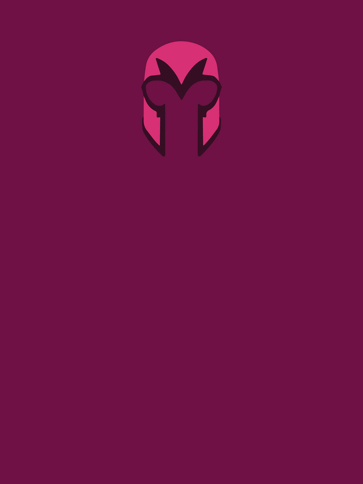 Minimalist Magneto Helmet Wallpaper