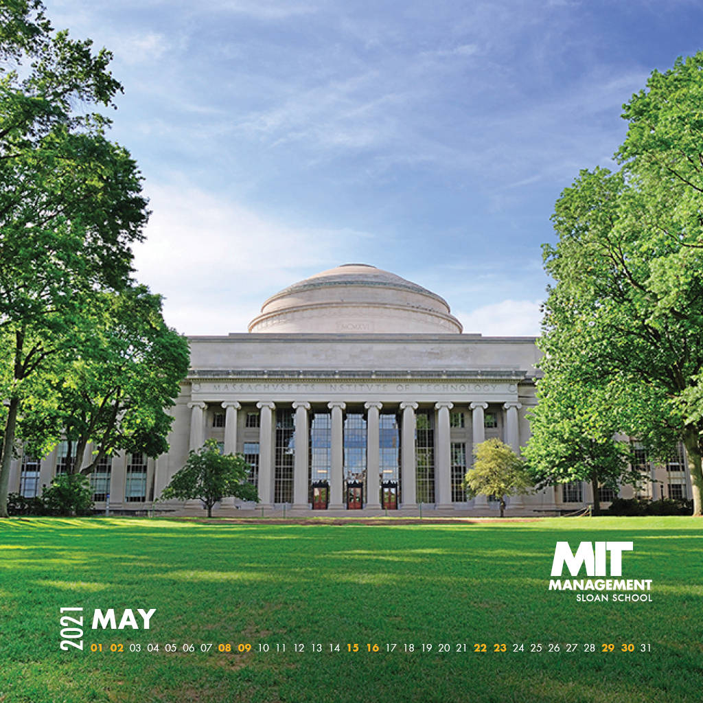 Mit Sloan Calendar Of May 2021 Wallpaper