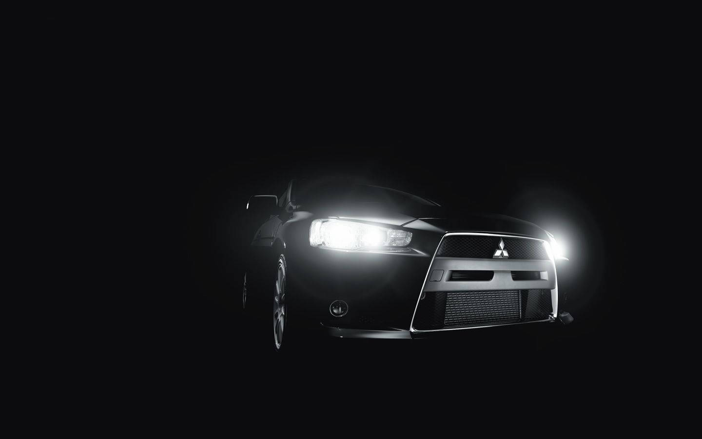 Mitsubishi Headlights Wallpaper