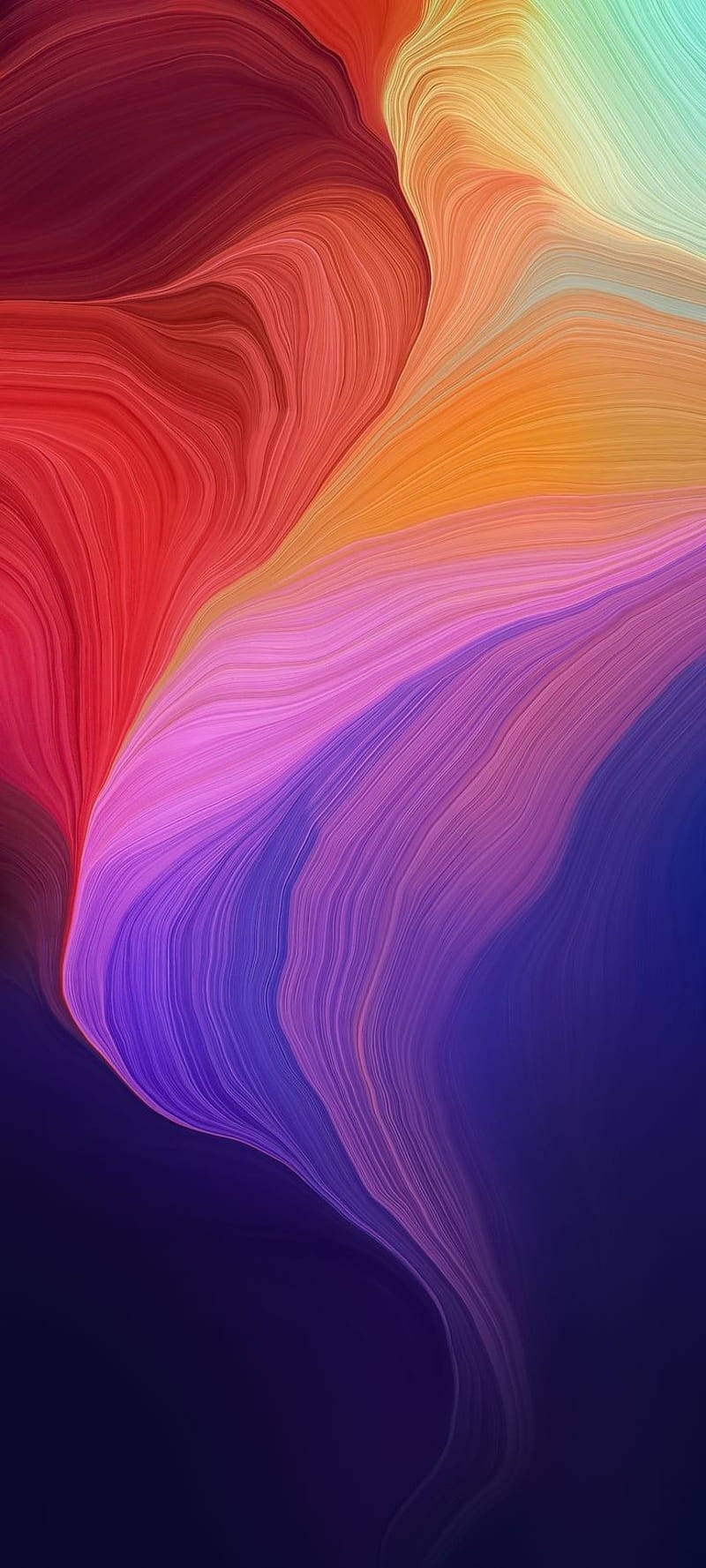 Mix Color Streaks Wallpaper