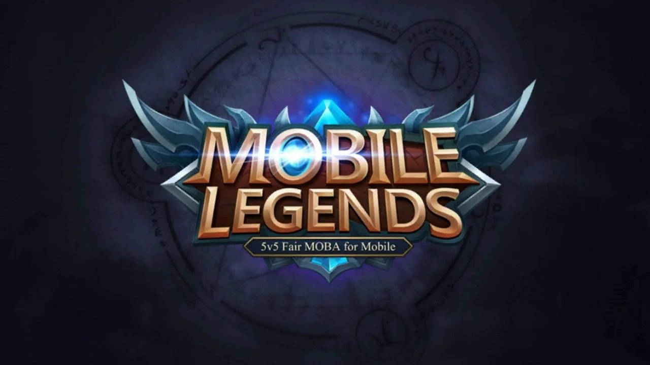 Mobile Legends Logo With Alchemical Background Wallpaper