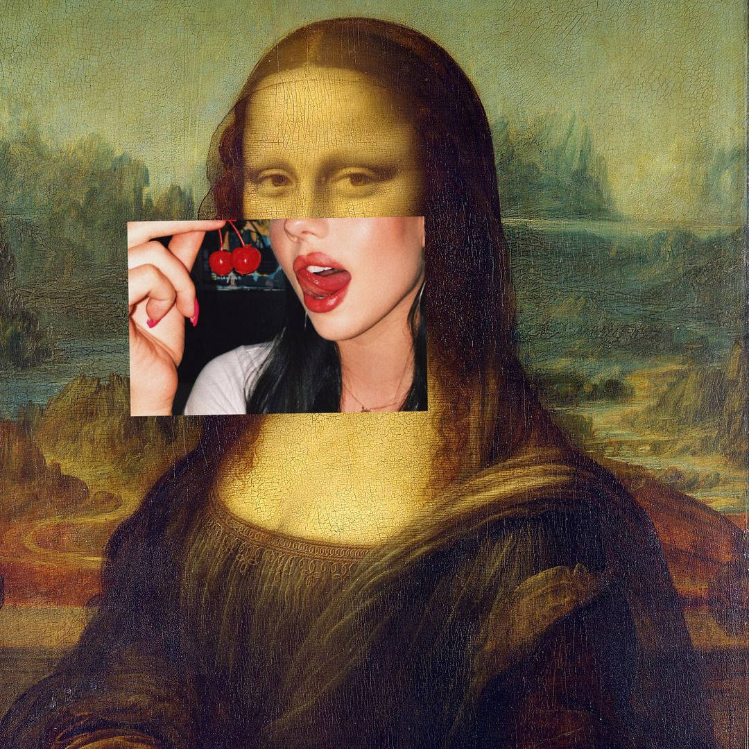 Mona Lisa Cherry Tumblr Wallpaper