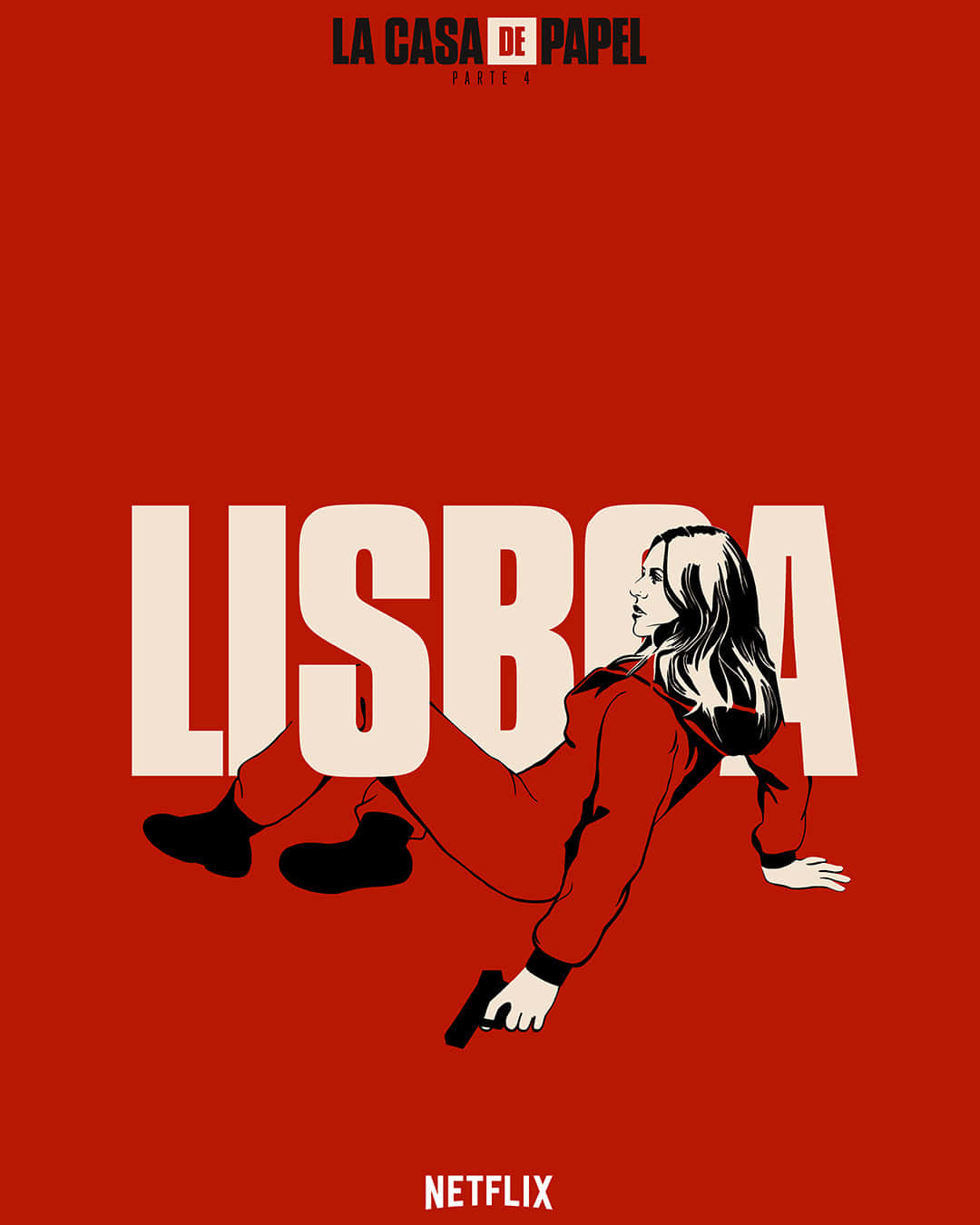 Money Heist Lisbon Poster Wallpaper