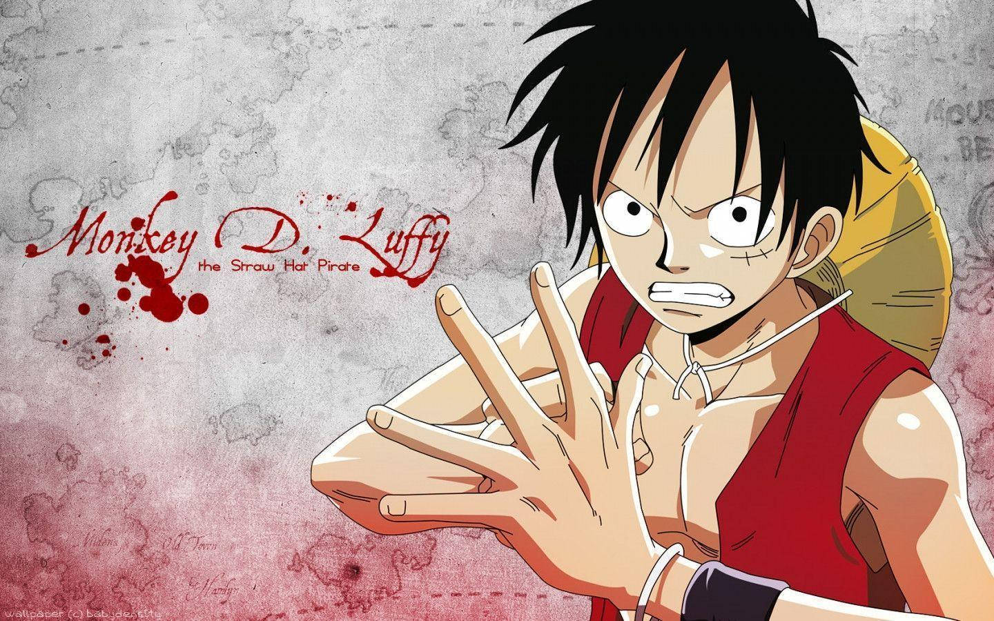 Monkey D Luffy Angry Wallpaper