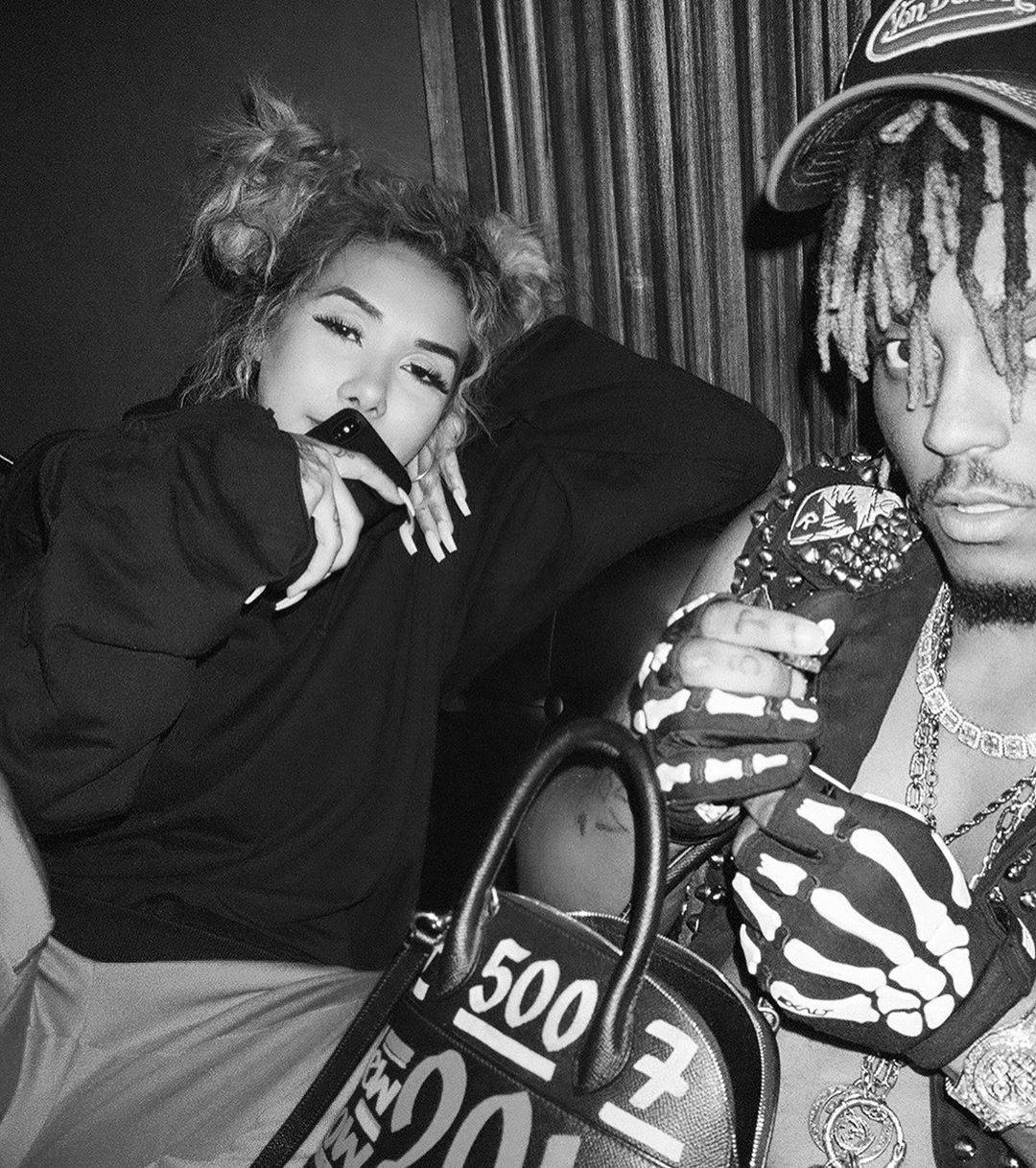 Monochromatic Juice Wrld And Ally Wallpaper