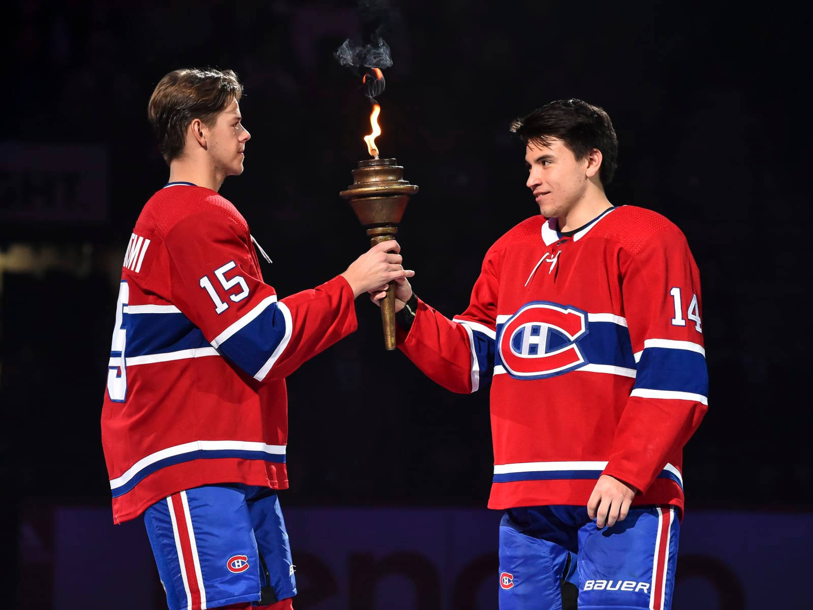 Montreal Canadiens Nick Suzuki And Jesperi Kotkaniemi Wallpaper