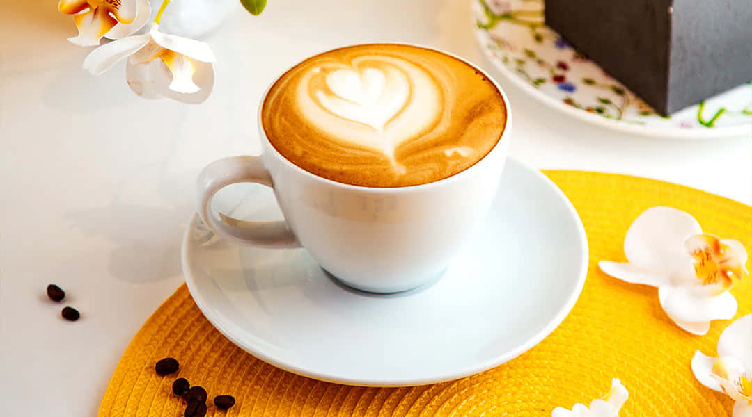 Morning Latte Art Coffee.jpg Wallpaper