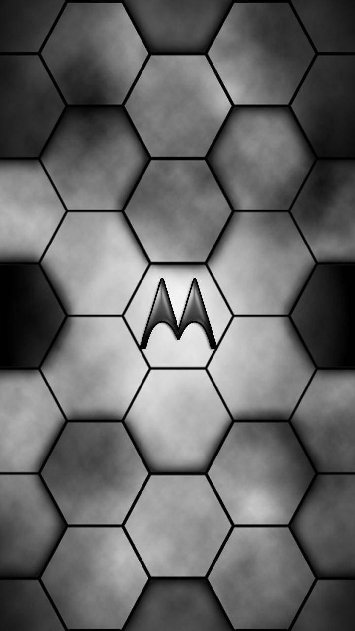 Motorola Grey Hexagon Wallpaper