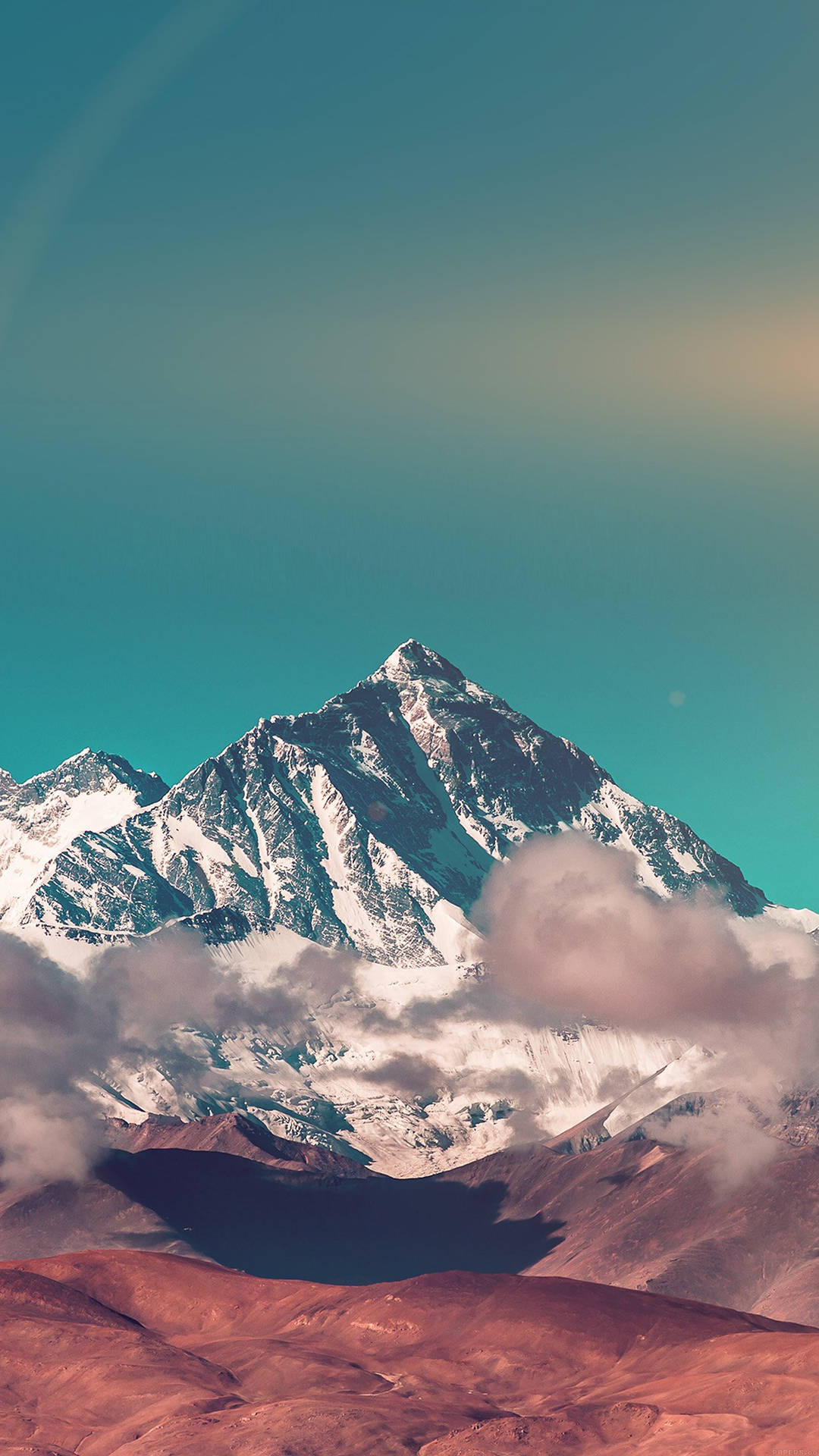 Mount Everest Peak Smartphone Background Wallpaper
