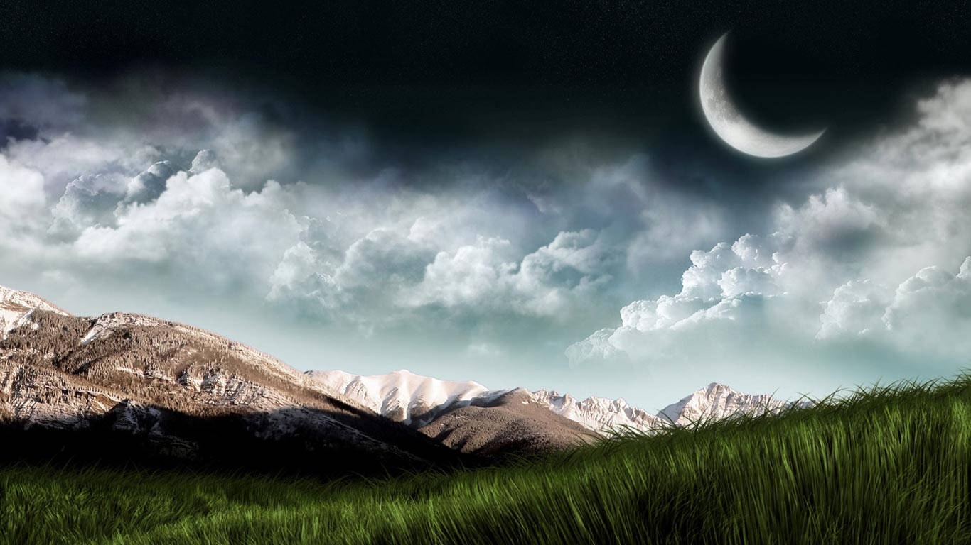 Mountain Range Laptop Desktop Wallpaper