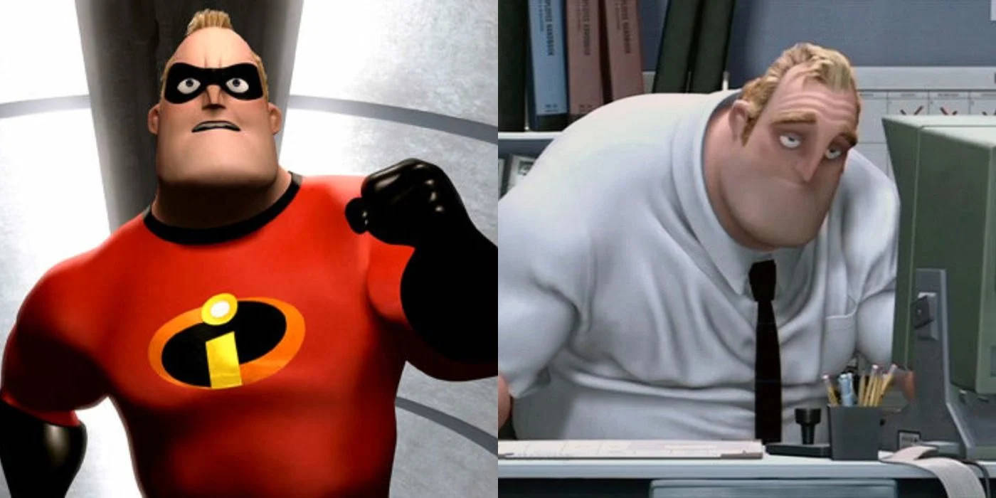 Mr. Incredible Office Life Wallpaper