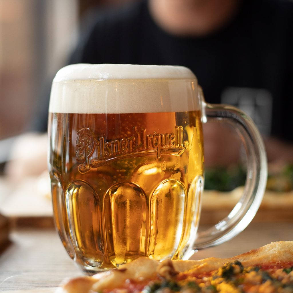 Mug Of Pilsner Urquell Wallpaper