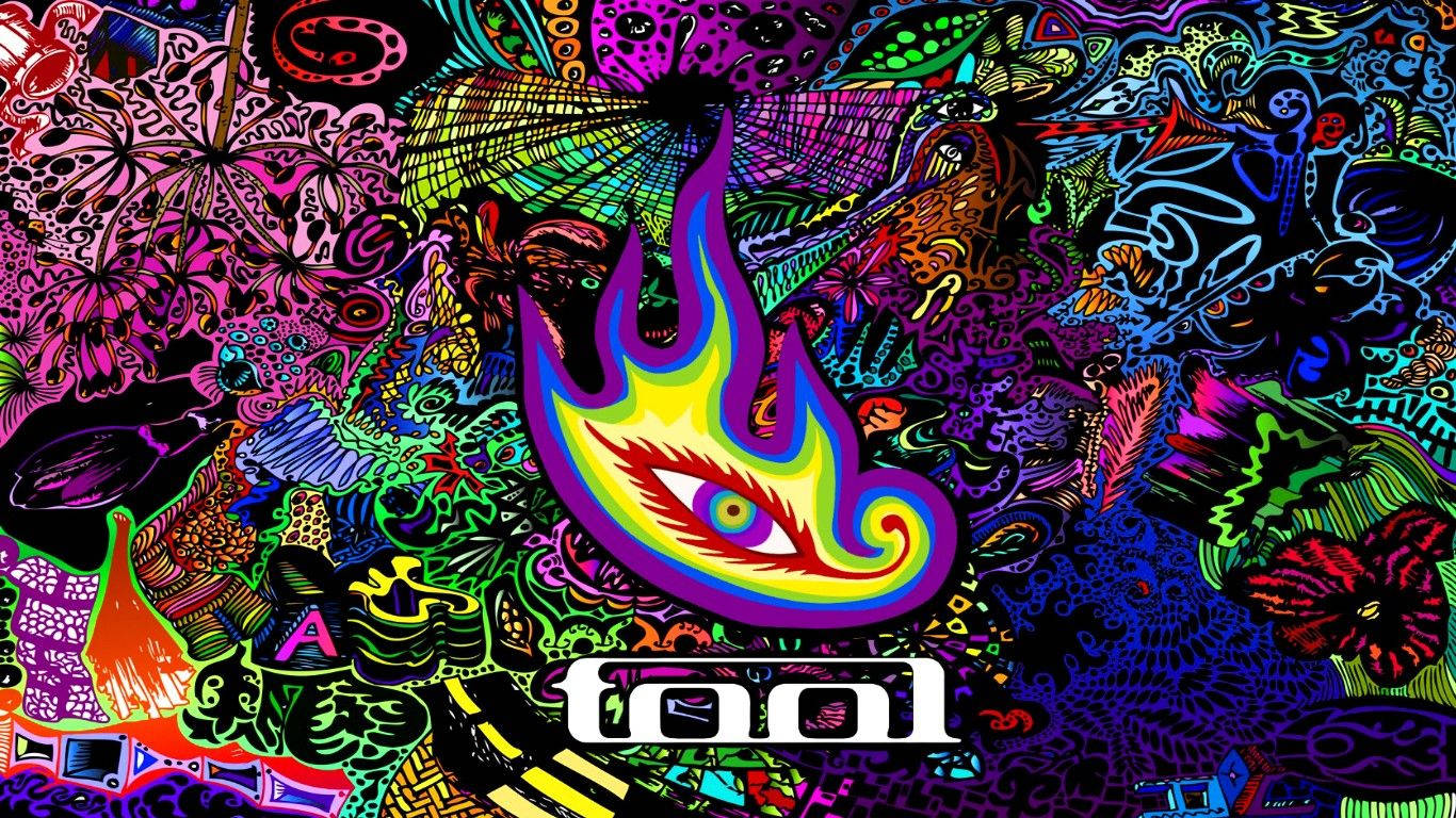 Multi-colored Abstract Tool Band Wallpaper