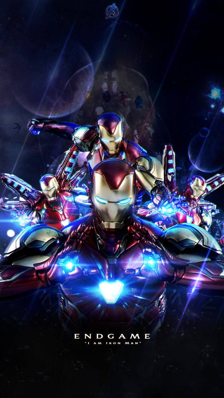 Multiple Iron Man Full Hd Wallpaper