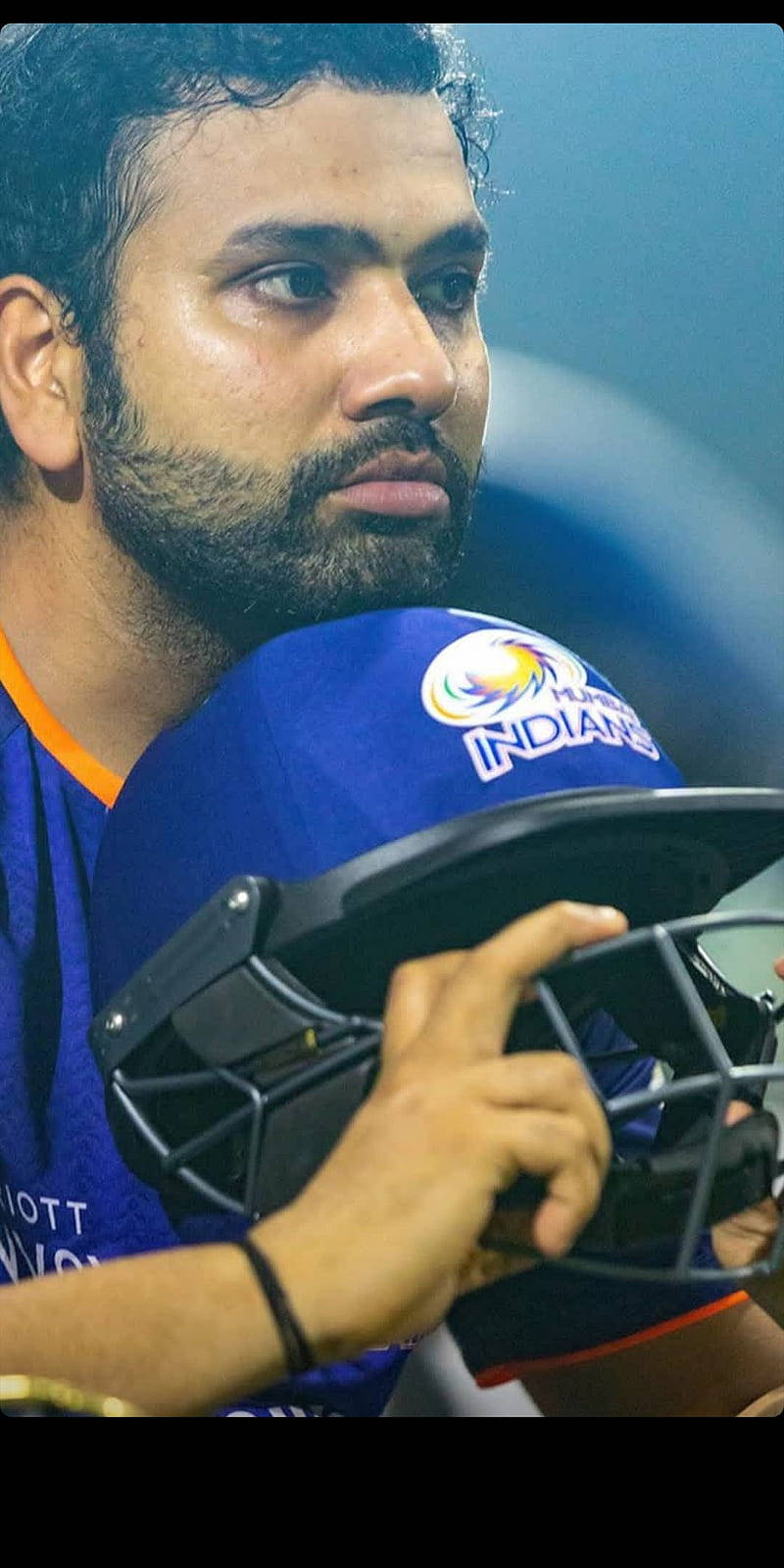 Mumbai Indians Star Player Rohit Sharma Wallpaper