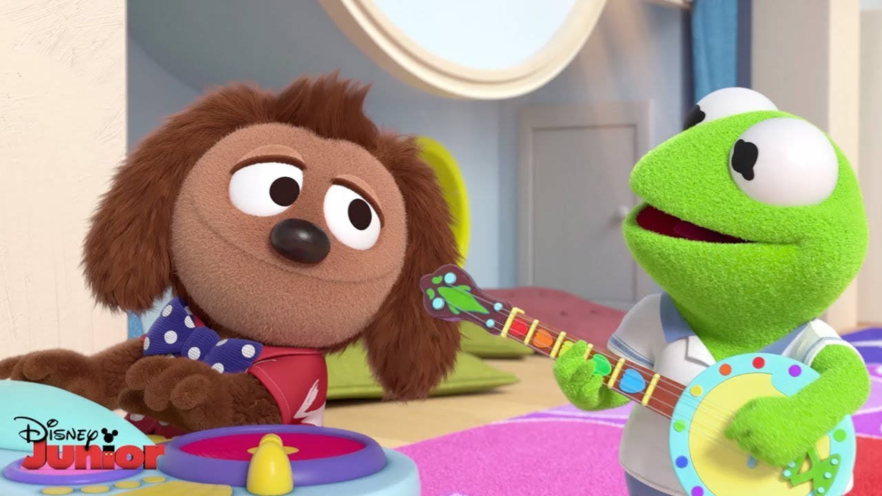 Muppet Babies Kermit Baby Rowlf Wallpaper