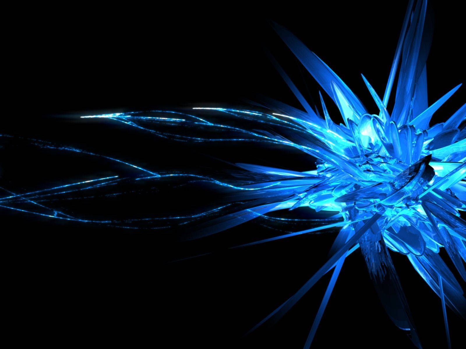 Mystic Blue Crystal Wallpaper