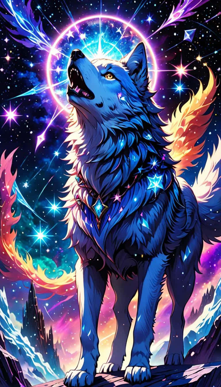 Anime Galaxy Wolf Wallpapers WallpapersOK Anime Galaxy Wolf Wallpapers WallpapersOK