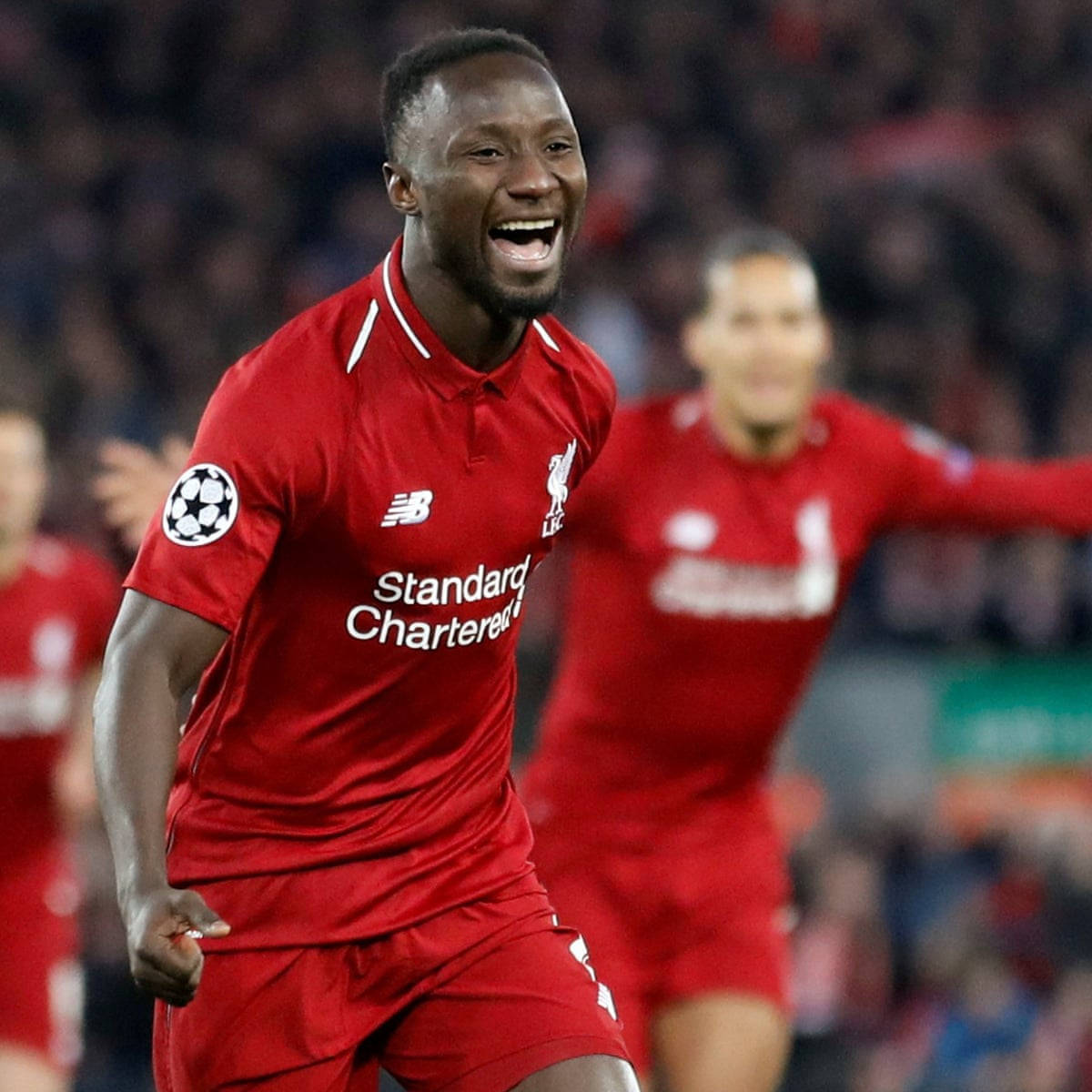 Naby Keita Happy Smile Wallpaper