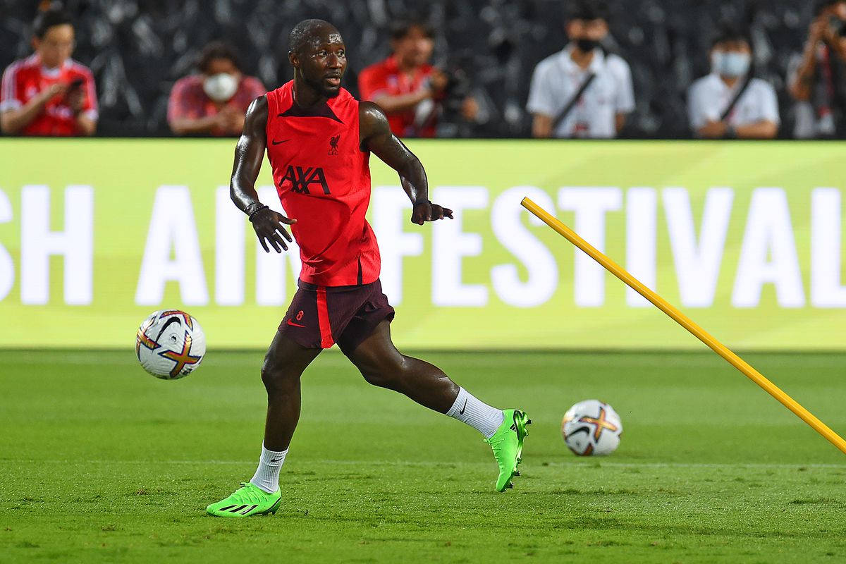 Naby Keita Neon Green Shoes Wallpaper