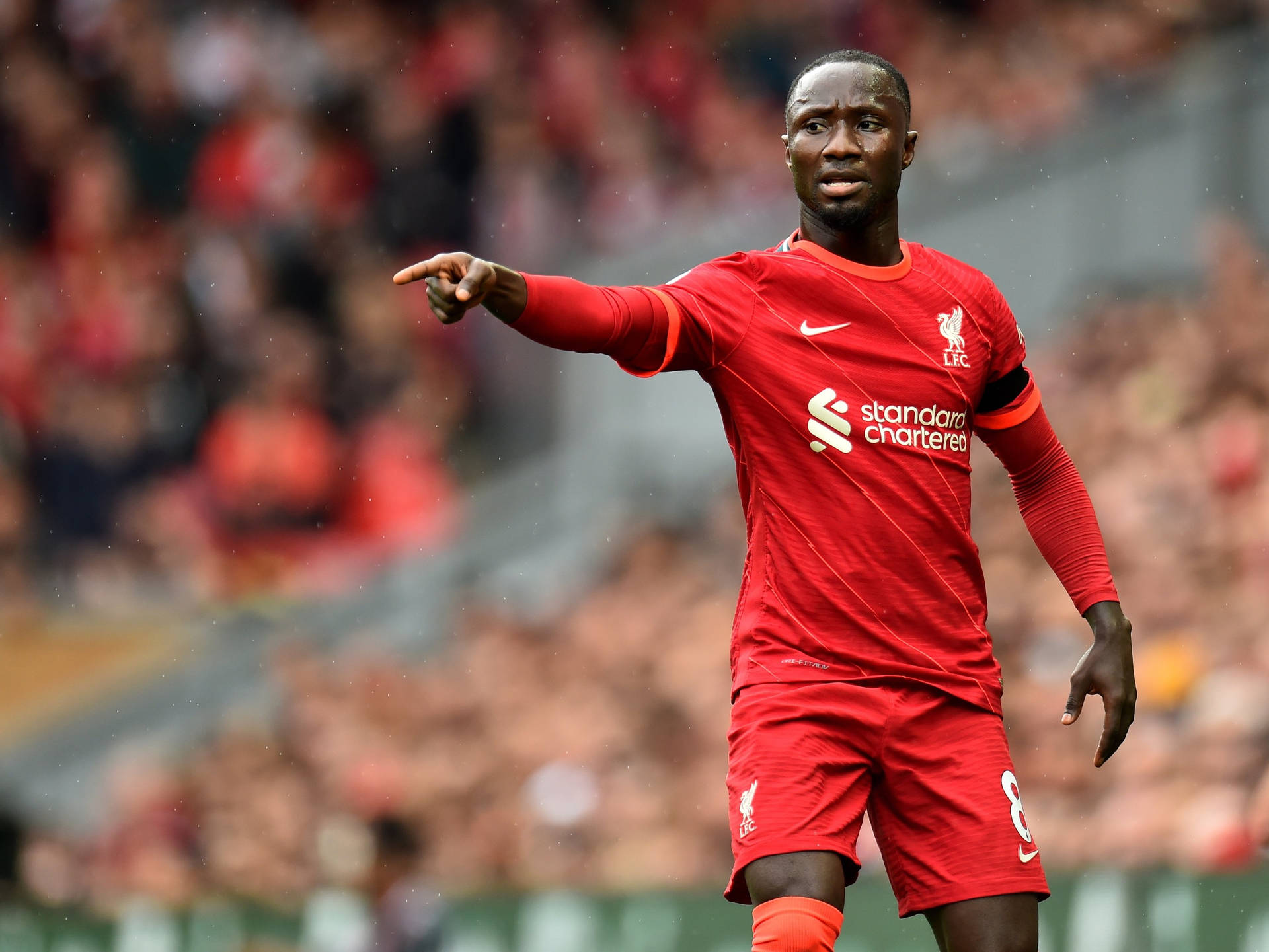 Naby Keita Pointing Wallpaper