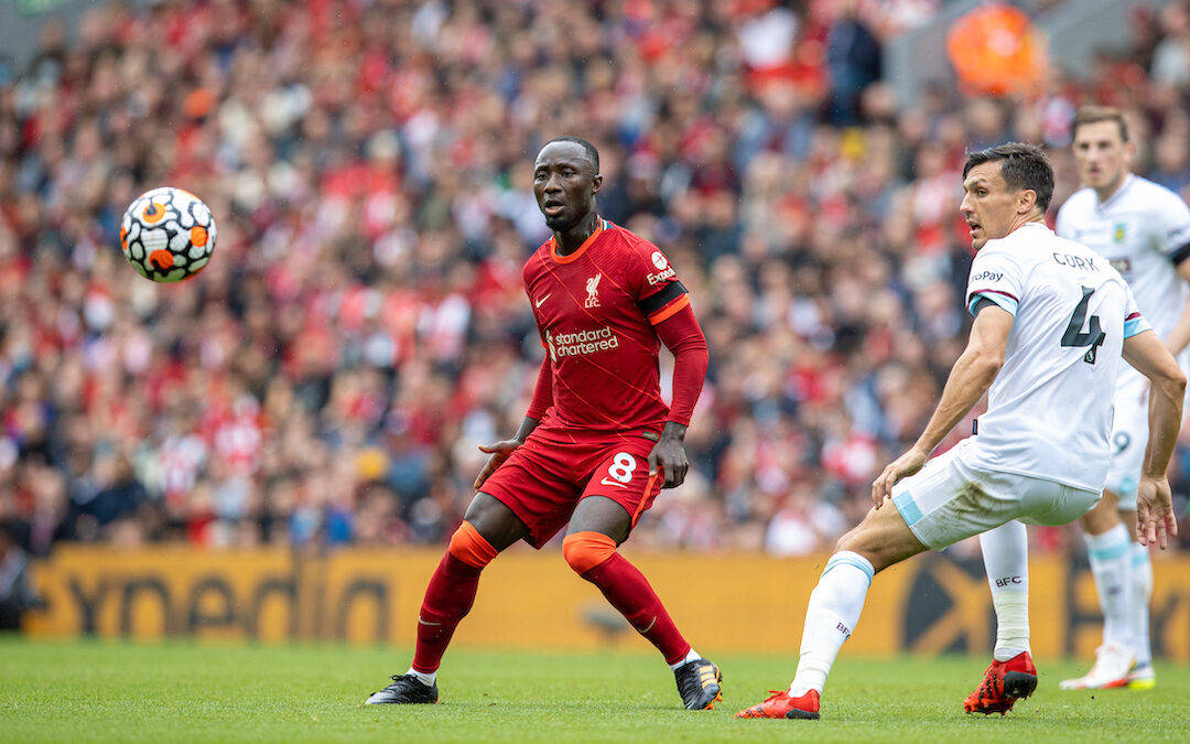 Naby Keita Receiving Ball Wallpaper