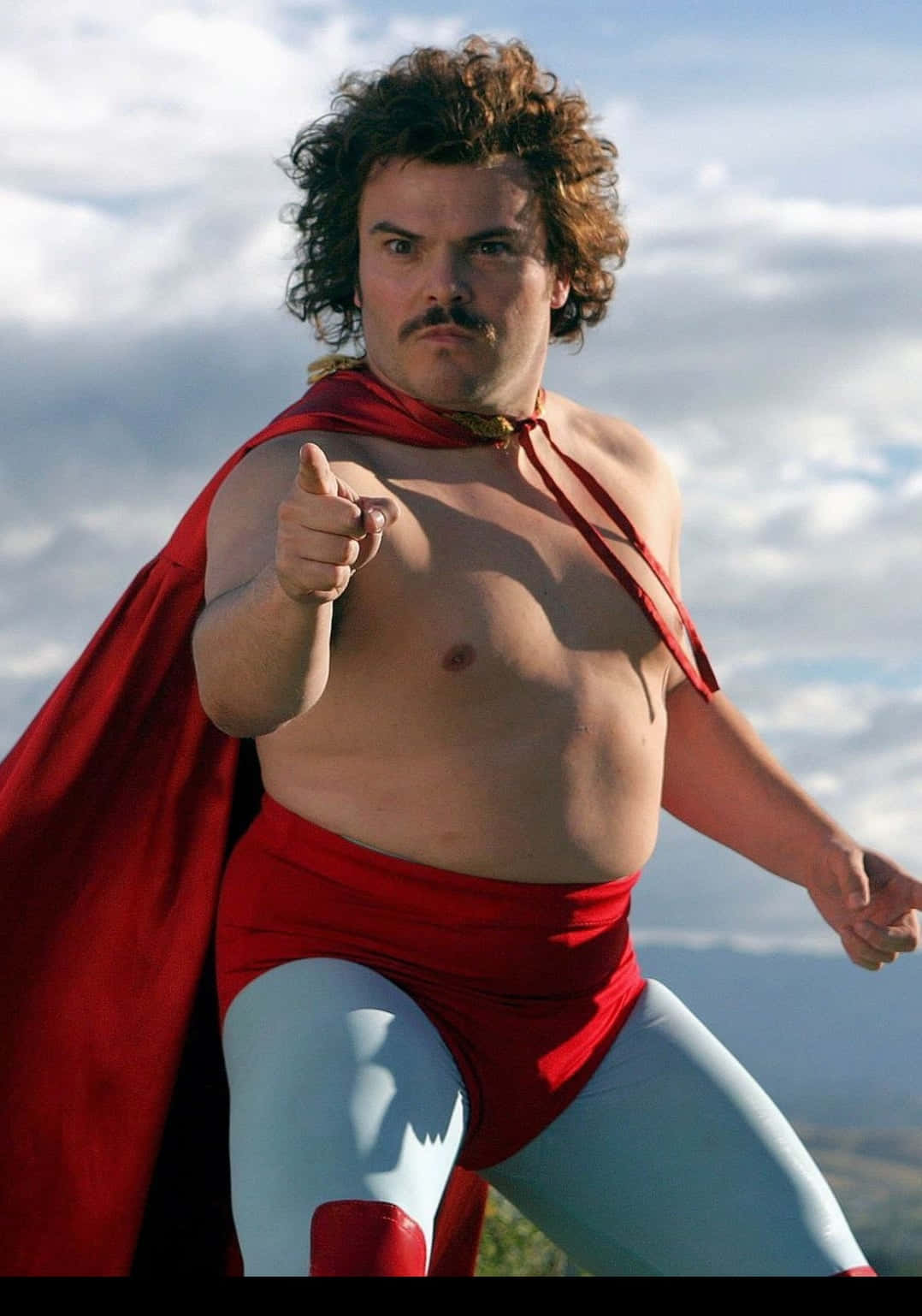 Nacho Libre Hero Pose Wallpaper