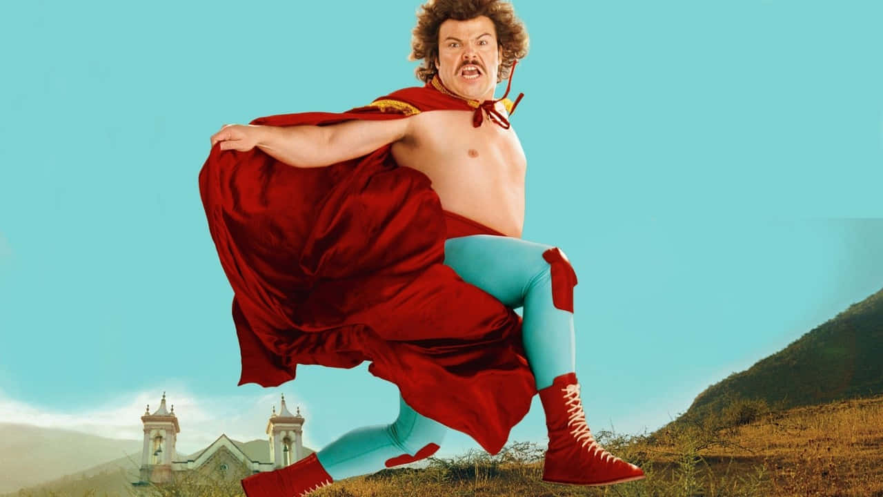 Nacho Libre Heroic Pose Wallpaper