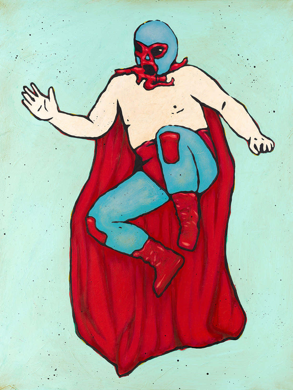 Nacho Libre Illustration Wallpaper